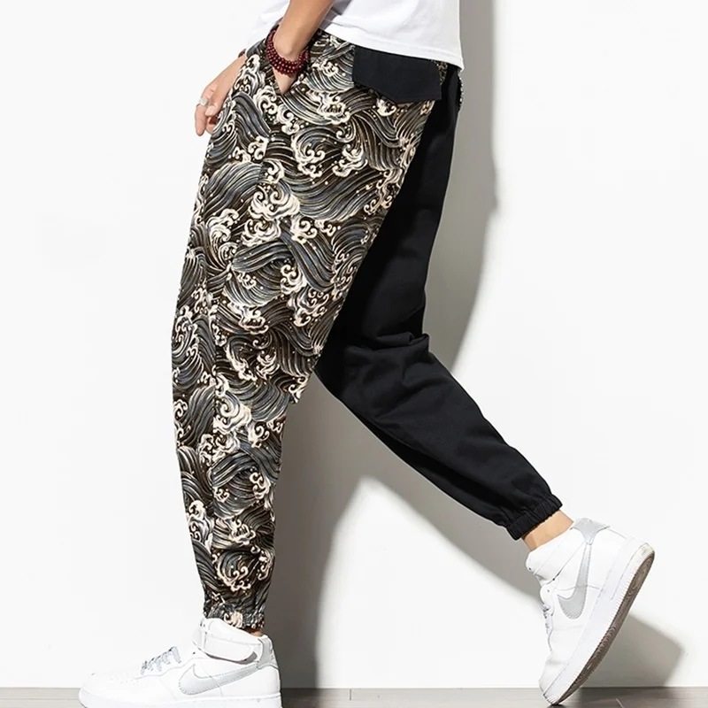 Chinese Dragon Embroidery Pants Men Jogger Streetwear Joggers Hip Hop Sweatpants Trousers 2019 New KK3279 | Тематическая одежда и