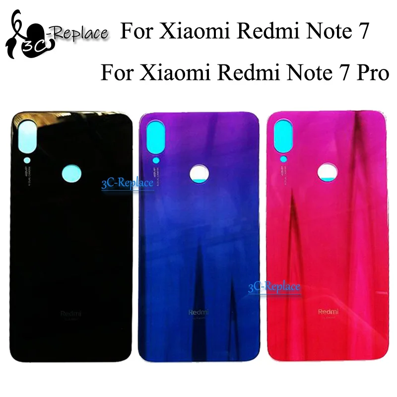 Новинка 6 3 дюйма для Xiaomi Redmi Note 7 / Note7 Pro глобальная Версия задняя крышка