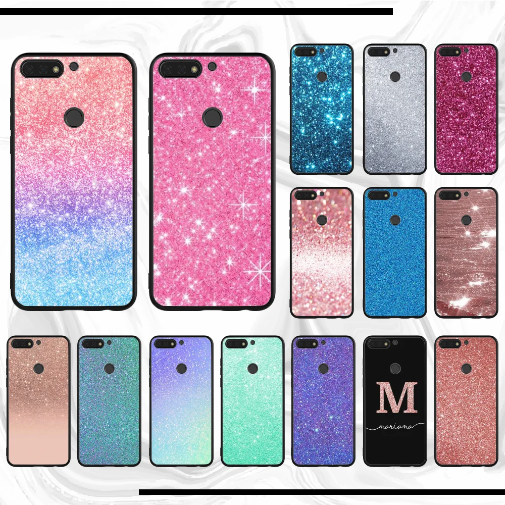 Мягкий чехол для телефона honor case Pink Diamond Art Custom Photo Y6 8 8x9 10 view lite prime 8c 6 10plus 20