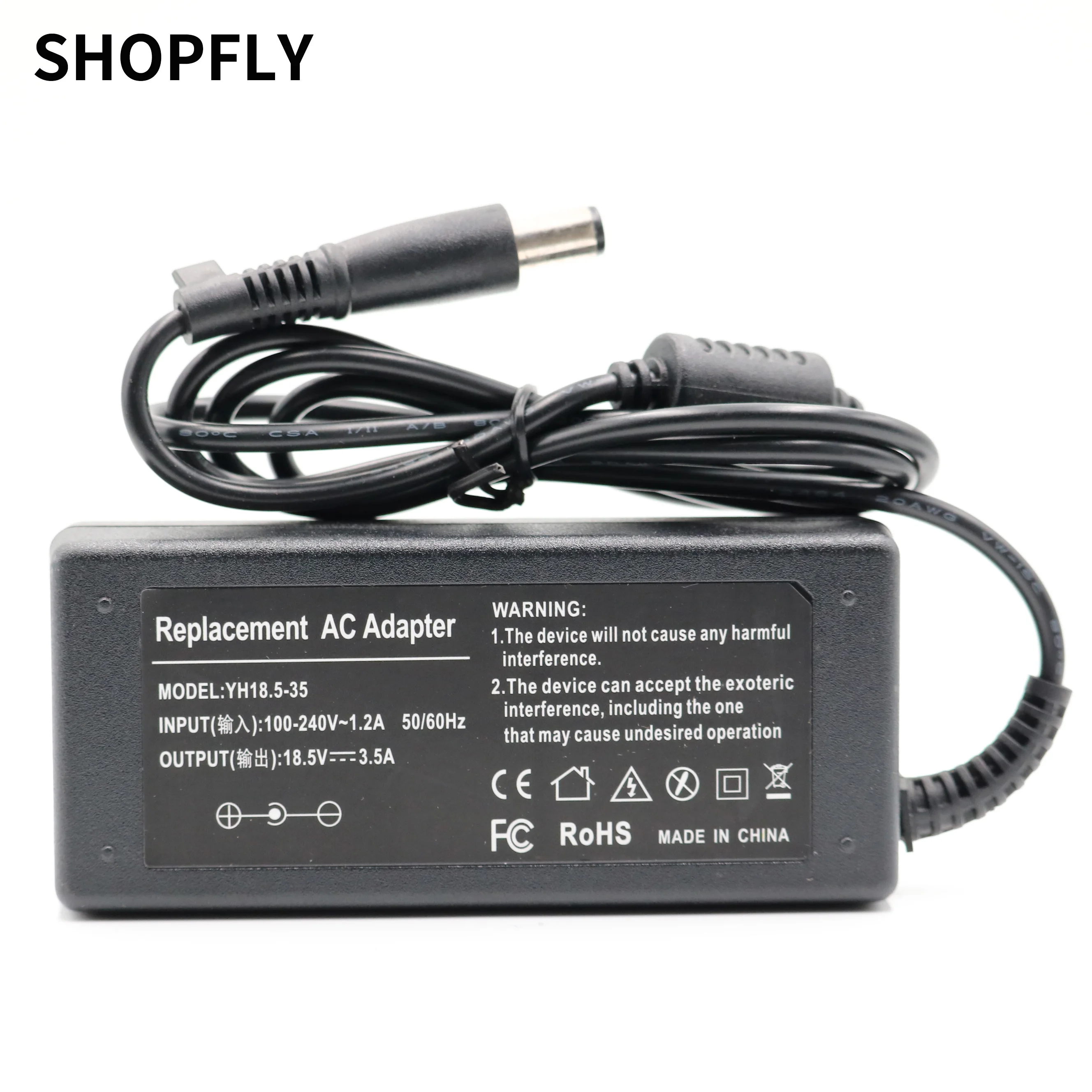 

18.5V 3.5A 65W AC Adapter For hp Laptop Charger For HP Compaq 6910P 2230s DV5 DV6 DV7 DV4 G50 G60 N193 CQ43 CQ32 CQ60 CQ61 CQ62