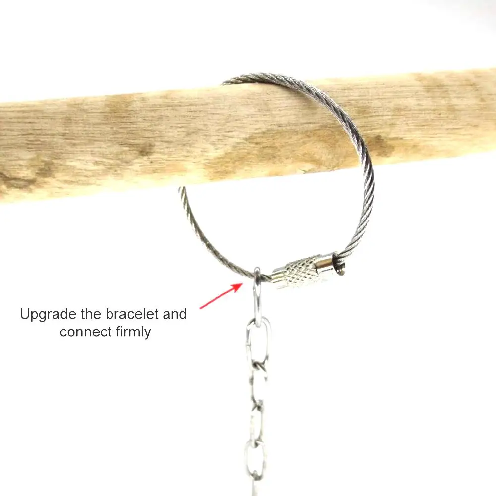 1 шт. Pet Parrot Leg Ring цепочка на лодыжку Птичье кольцо открытый Летающий тренировочный Стенд аксессуары для птиц