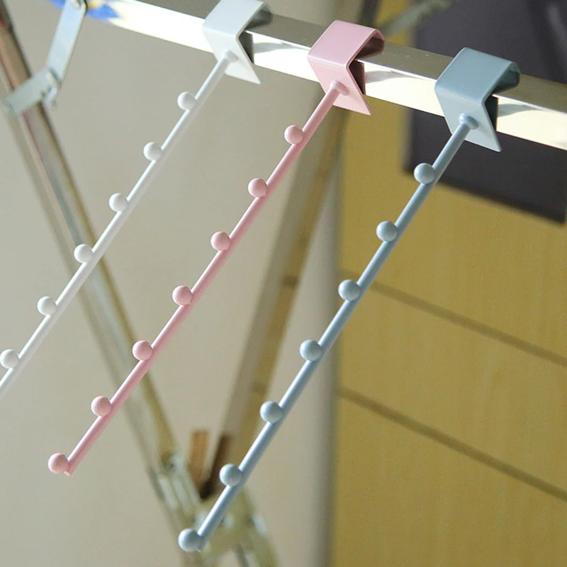 Железная прикроватная вешалка для одежды Стеллаж с крючками спальни общежития