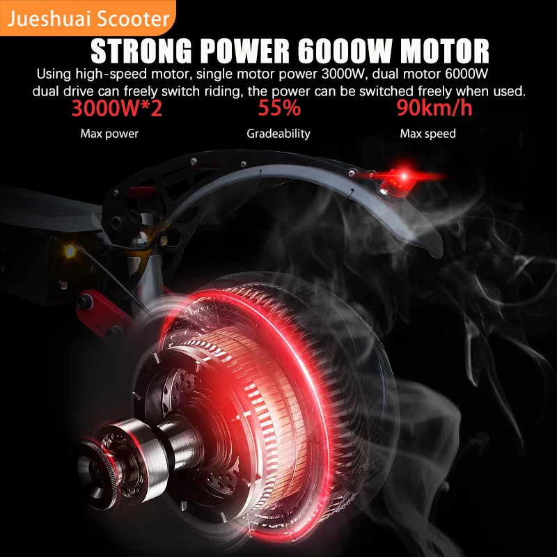 Preise 6000W Elektrische Roller 60V 90 KM/H Max Geschwindigkeit E Roller Mit Sitz 100KM Max Abstand 13