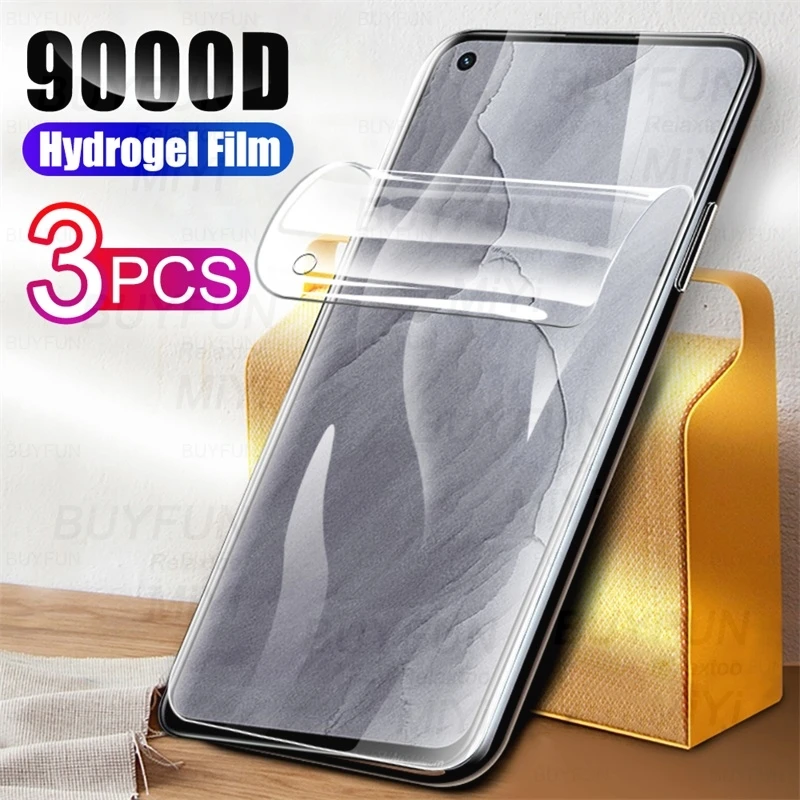 

Гидрогелевая пленка 9000d для realme gt master edition 5g, защитная пленка, не стекло, на realmi gt master 2021, 3 шт.