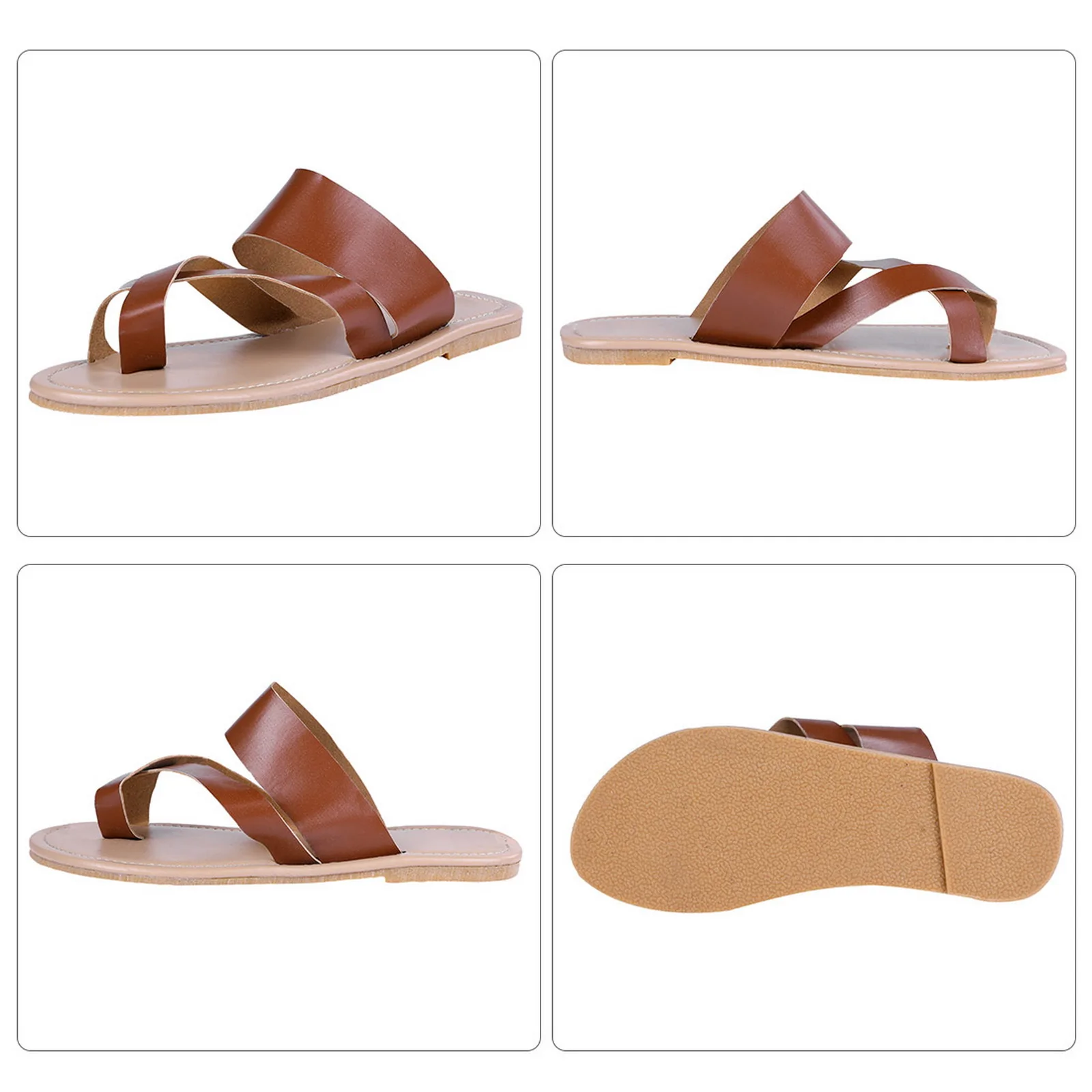 

Summer Women Shoes Slippers Outdoor Rome Retro Thick Bottom Open Toe Sandals Beach Slip On Slides Brand Design Sandals Heel