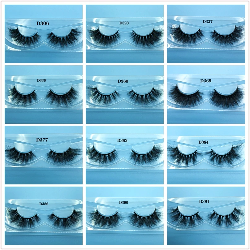 Бесплатная доставка 3D норковые ресницы регулярные Длина 10-20 мм 100% натуральный