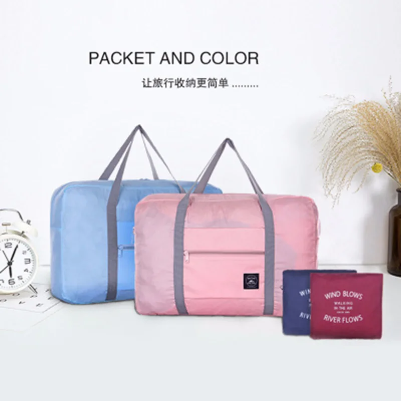 2019 men and women new Korean version of the light shoulder bag travel trolley luggage folding portable storage | Багаж и сумки