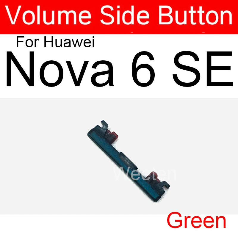 

up/down Volume Side Button For Huawei Nova 6 SE JNY-AL10 JNY-TL10 Volume Button Key For Huawei Nova6 SE 6SE Replacement Parts