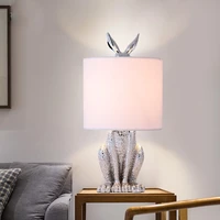 post modern table lamp design table light masked rabbit desk lamp table tops for living room bedroom beside lampshade home deco