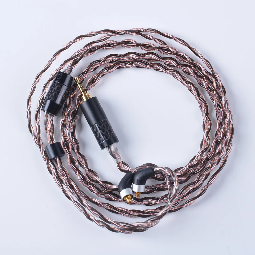 UPOCC NEOTECH 26AWG 7N монокристаллической Медь кабель 2,5/3,5/4,4 мм балансный кабель для наушников с MMCX импорт из Тайваня для HQ8