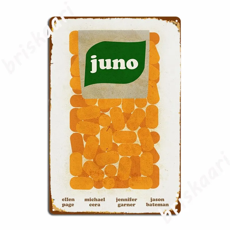 

Juno Film Poster Metal Sign Garage Decoration Pub Garage Classic Pub Tin Sign Poster