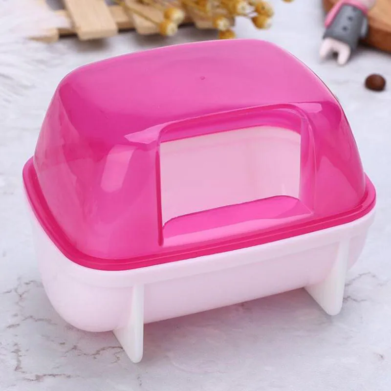 Маленький хомяк для домашних животных ванная комната Песочная дом сауна туалет