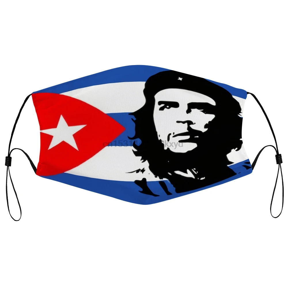 Пылезащитная маска с фильтром Che Guevara белый Мужской винтажный флаг Кубы революция