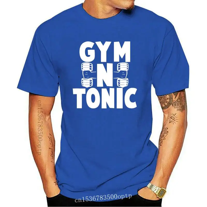 

New Tops T Shirt Women gym n tonic workout exercise gym fitness Summer Harajuku Custom Female Tshirt