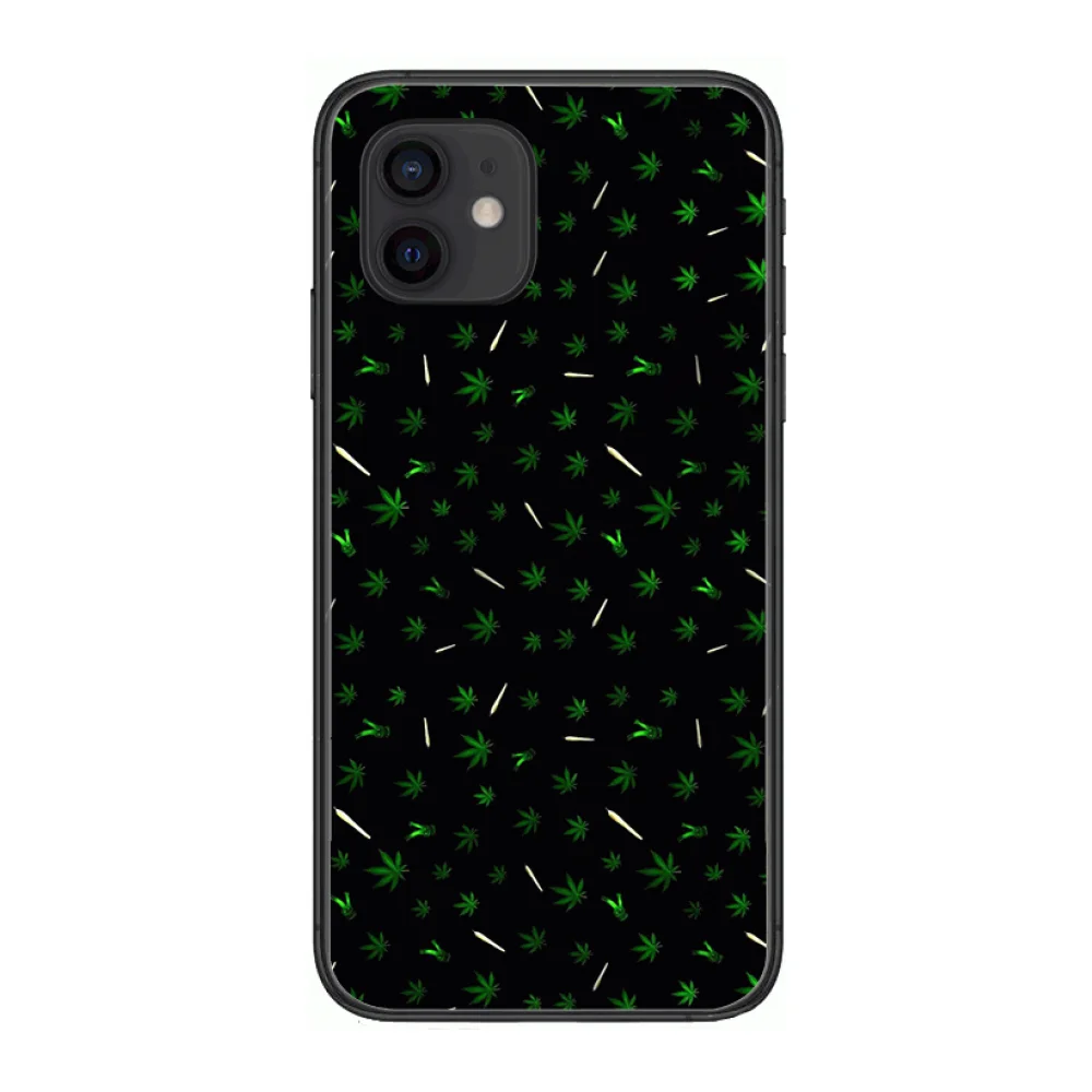 

Trendy personality Style Phone Case cover For iphone 12 pro max 11 8 7 6 s XR PLUS X XS SE 2020 mini black cell shell
