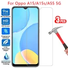 Защитное стекло для oppo a15, a15s, a55 5g, 15 s, 15 s, 55, 15a, 55a, 360, закаленное