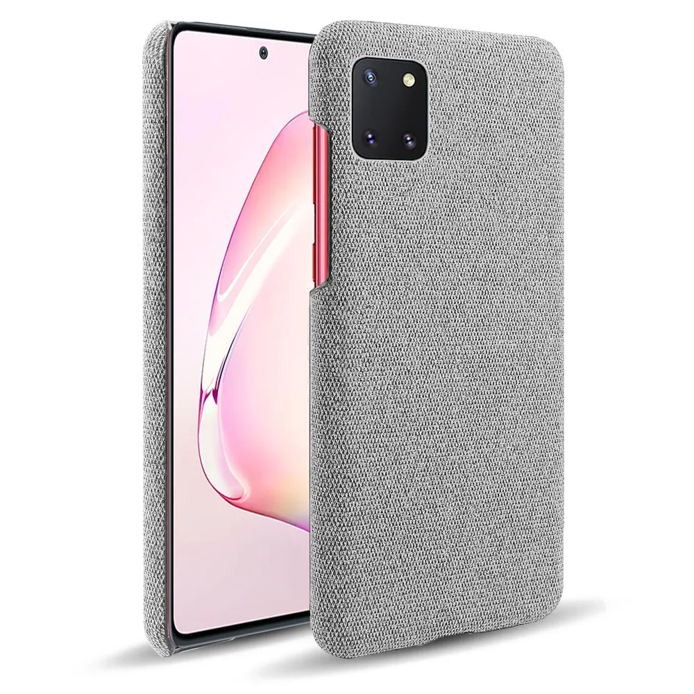 Противоскользящий ультратонкий тканевый чехол для Samsung Galaxy Note 10 Lite телефона