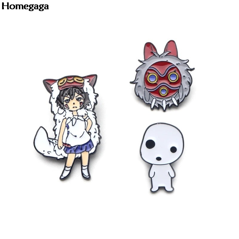 

Homegaga Princess diy Zinc tie cartoon Pins backpack clothes brooches for men women hat decoration badges medals D1451