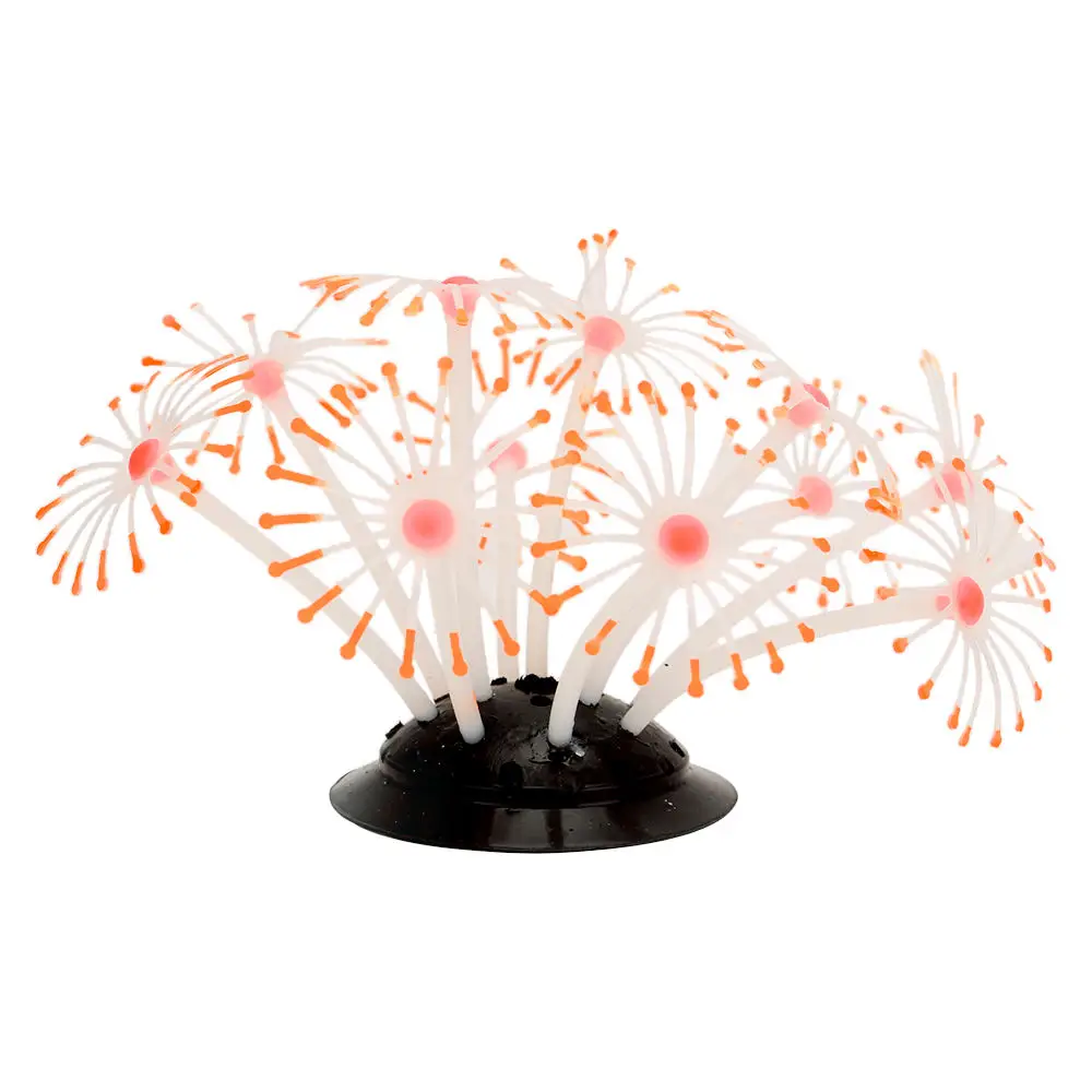 1 шт. силиконовые светящиеся искусственные аквариумные коралловые