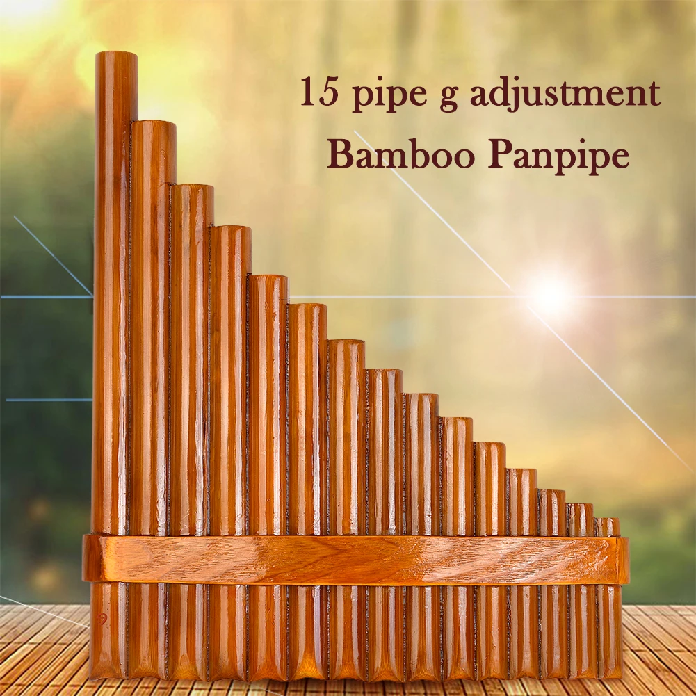 

Натуральные Бамбуковые флейты китайские народные 15-Pipe Bamboo Pan флейта ветряные пандусы Flauta ручной работы панфлейта для начинающих
