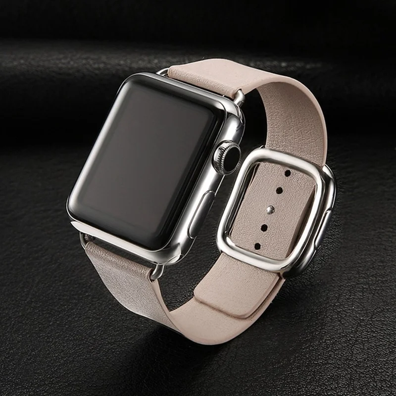 Натуральная кожа петля ремешок для наручных часов apple watch версии 44 мм 40 42 38 iwatch