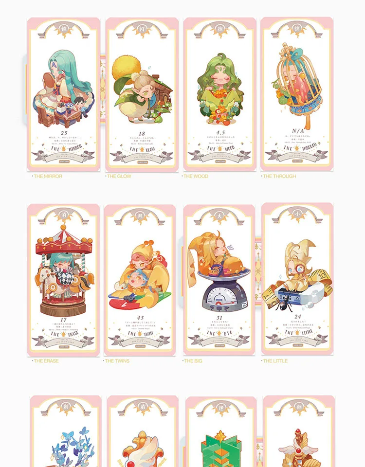 Аниме Cardcaptor Card Captor Sakura Clow карты Косплей карты Таро Игровой Набор для покера сувенир подарок