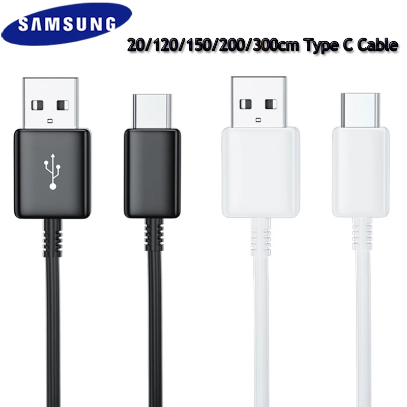 

Original Samsung TYPE C Cable 0.28/1.2/1.5M Fast Charger Data Line For samsung Galaxy S8 S9 Plus S10 Note 8 9 10 A3/A5/A7 2017