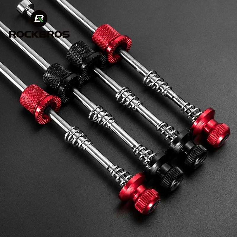 RockBros замок переднего колеса велосипеда Сверхлегкий противоугонные шампуры