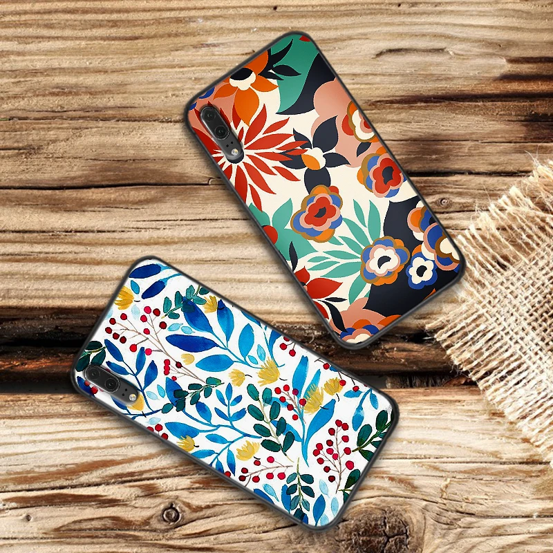 For huawei honor 7C 5.99IN 7X 8X 8C NOTE 10 VIEW 20 7A 9X Pro 8 9 lite phone case Vintage Flower | Мобильные телефоны и