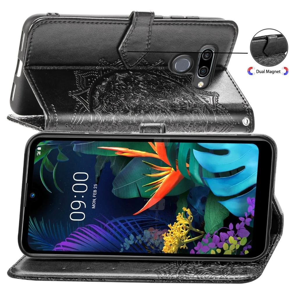 Роскошный чехол-книжка из искусственной кожи для LG LV3 LV5 LV7 K11 K30 K40 K50 Q60 LG Stylo 4 Stylo 5 Q Stylo