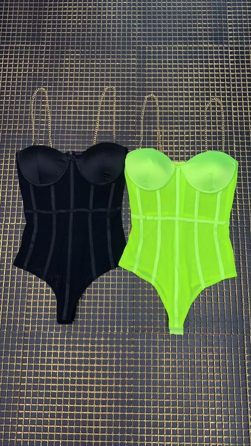 

2019 New Arrival women green black V-Neck Sleeveless Bandage Bodysuits Evening bodycon celebrity Party Jumpsuits