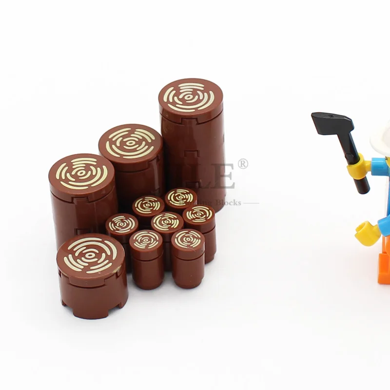 Кубики для творчества 1x1 2x2 с рисунком в виде дерева пень лес совместимы 98138 14769 |