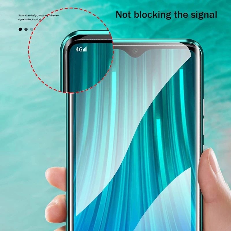 

360 Magnetic Adsorption Metal Case For Xiaomi Redmi Note 9 8 7 K20 Pro 8T 9A 8A Mi Note 10 Lite Poco X3NFC F1 F2 Pro Glass Cover