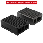 Корпус из алюминиевого сплава для Raspberry Pi 4, корпус с пассивным охлаждением, армированный корпус, отвод тепла для Raspberry Pi 4, Модель B
