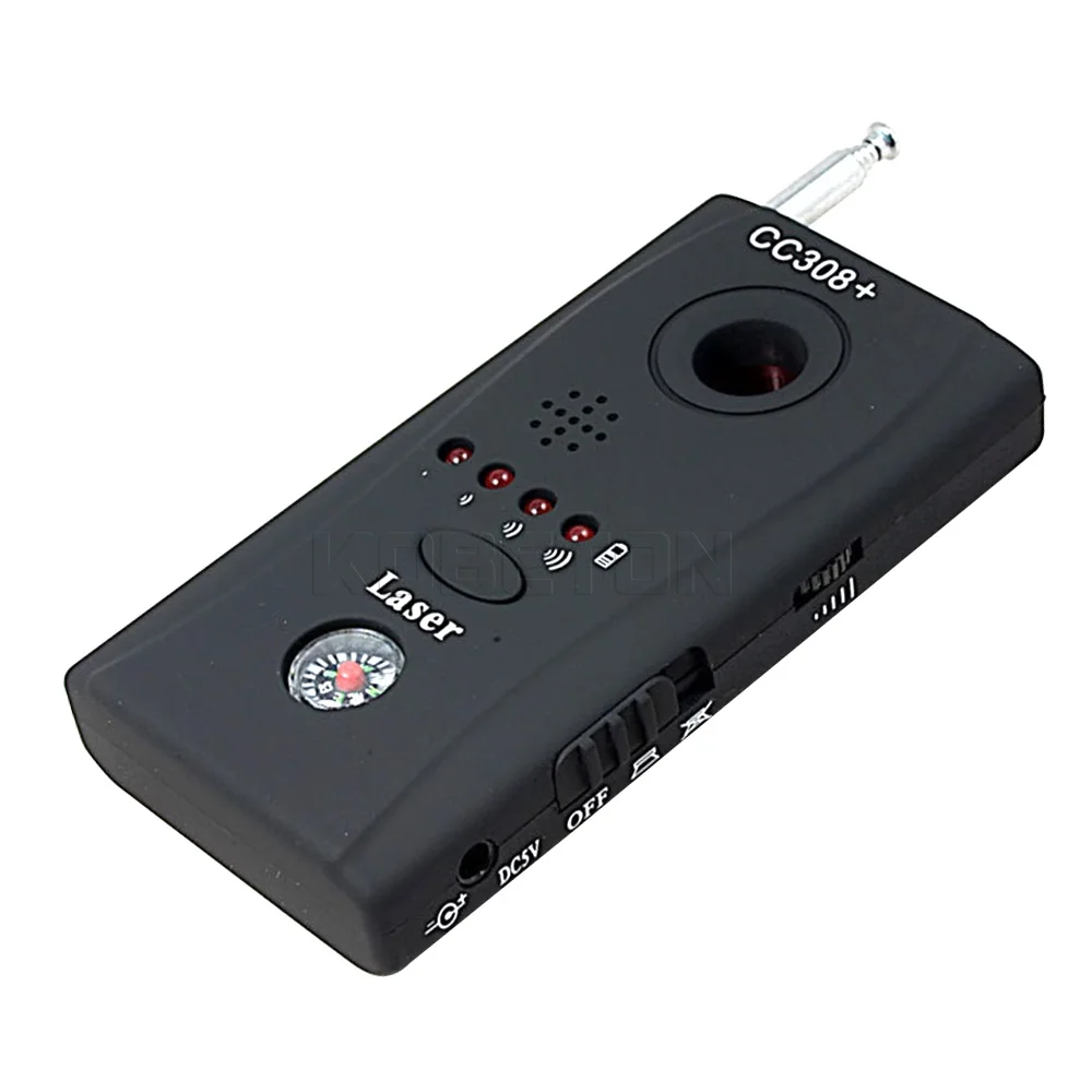 

Multi-Function Wireless Camera Lens Signal Detector CC308+ Radio Wave Signal Detect Camera Full-range WiFi RF GSM Device Finder