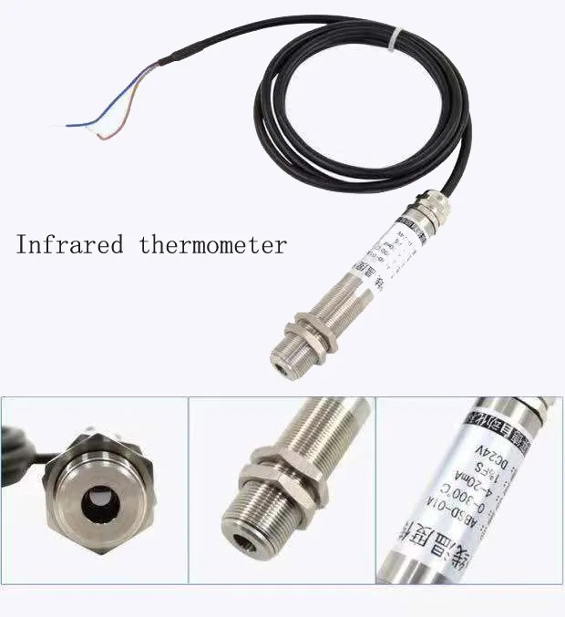 non-contact online infrared temperature 0-5V output IR thermo sensor transmitter -50~1400℃ temp range measurment | Инструменты