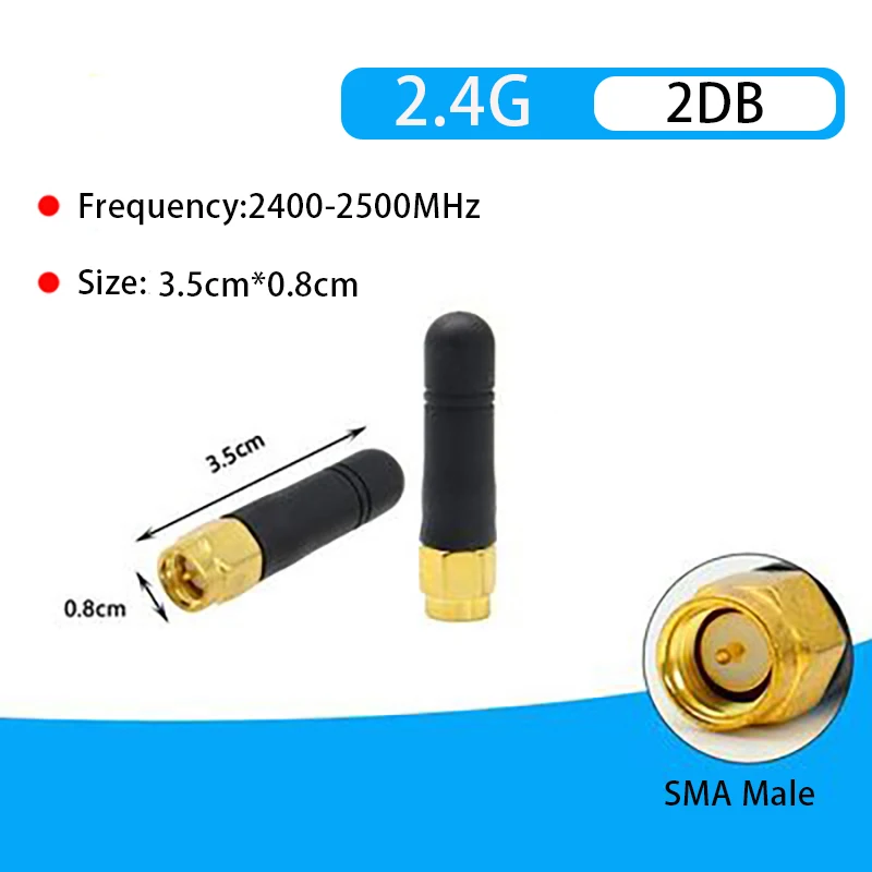 

Wi-Fi антенна 2,4 ГГц 5,8 ГГц Двухдиапазонная стандартная внешняя клеевая палочка коннектор RPSMA резиновая аэризация мини PCI карта камера USB