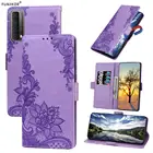 Кожаный чехол для Huawei Nova 5T 8I 9 P Smart 2019 2021 Z P40 Pro P30 Lite E Y9 Prime Y6 Y7 Y5 2018 Y5P, флип-чехол с кружевом