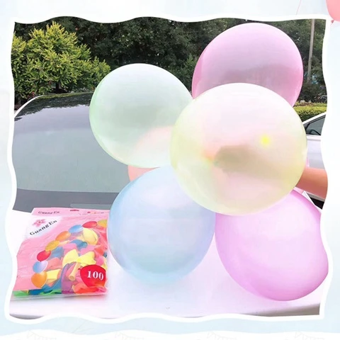 50 шт. неоновые пузырьки 10 дюймов 2 3 г|birthday party|birthday party balloonsbirthday celebration |