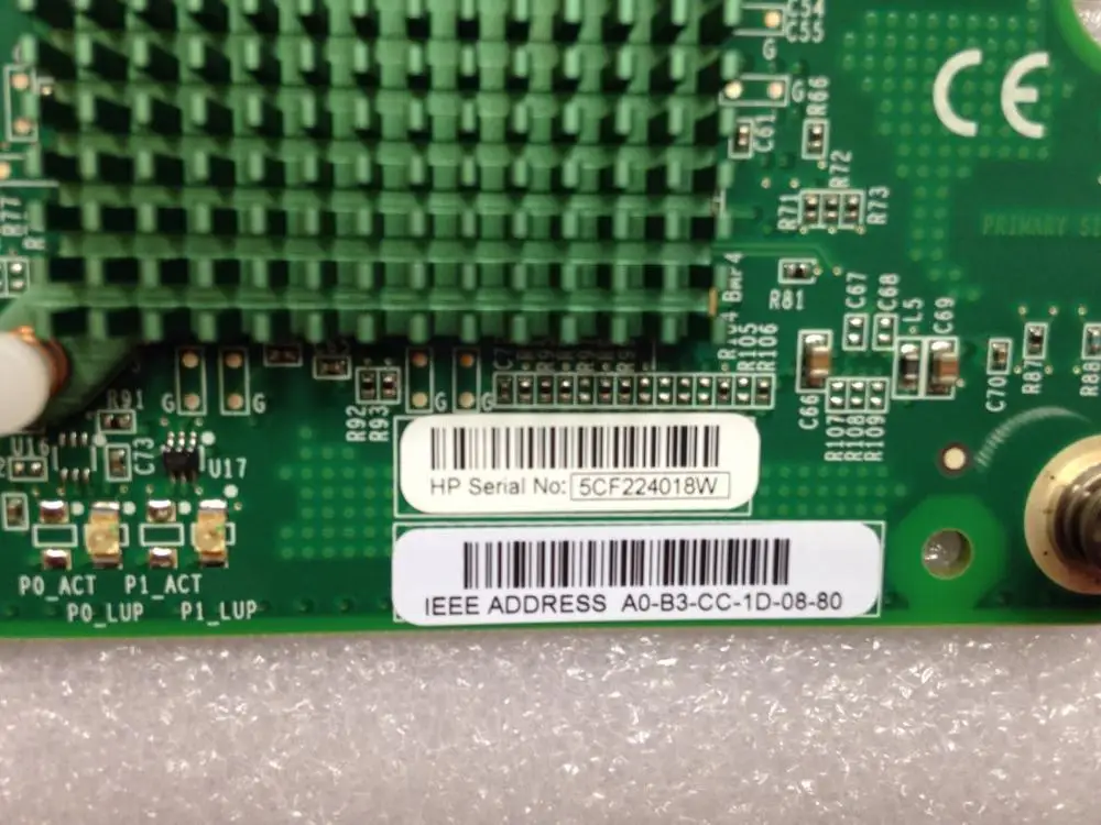 HP 613431-B21 617727-001  BLC NC553M 10GB 2-PORT FLEXFABRIC ADAPTER