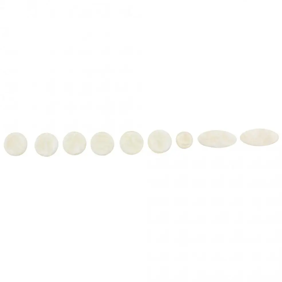 

9pcs/set Saxophone Fingers Buttons Pearl Real Abalone Shell Repair Parts Sax Replacement Inlays Keys