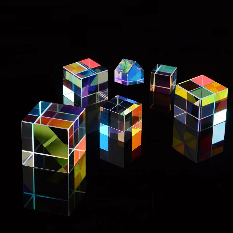 X-кубическая Призма RGB Combiner сплиттер крестообразная дихроичная Призма-украшение преподавания физики инструменты фотография исследования образовательный подарок