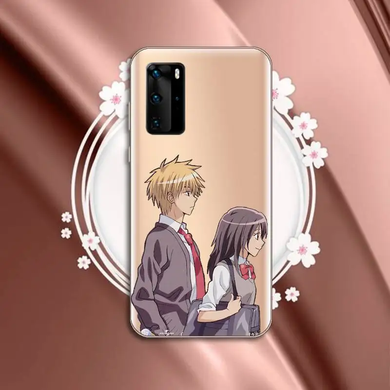 

Maid Sama anime manga Anti-fall luxury Phone Case cover Transparent for Huawei P honor 8 10i 20 30 40 smart 2019