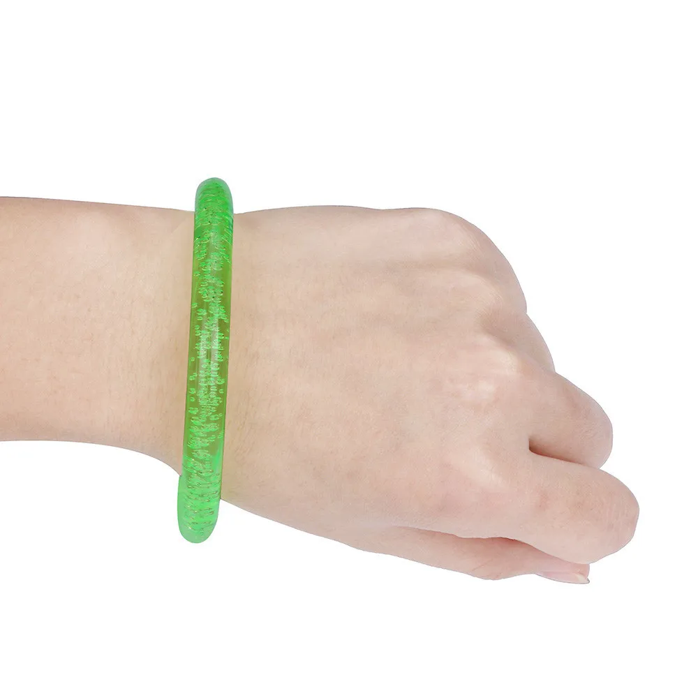 1 шт. Кристальный акриловый браслет-вспышка для детей светящееся кольцо рук