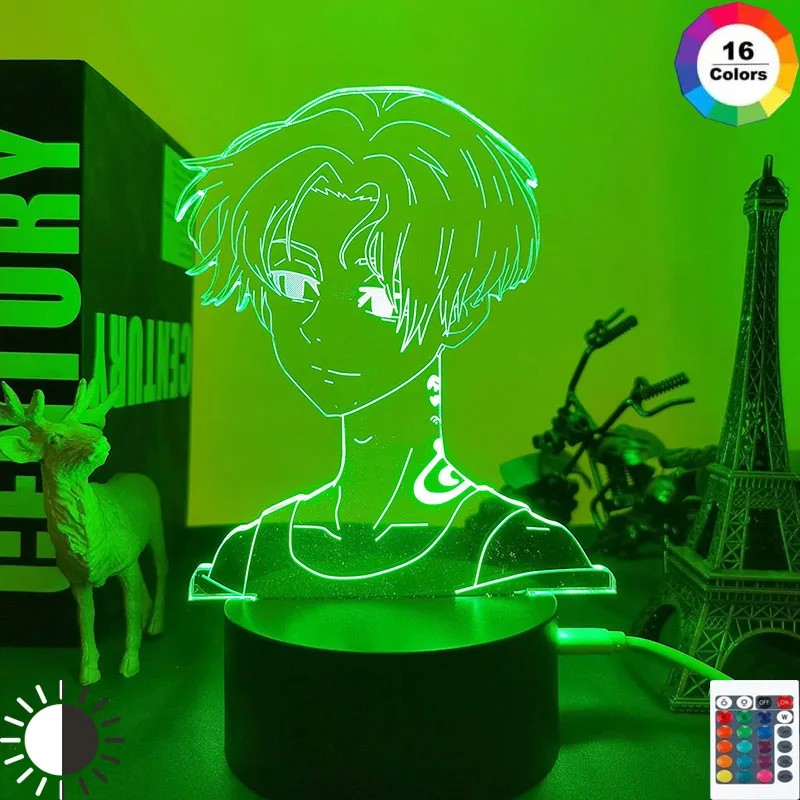 3d лампа аниме Токийский призрак взрослый Mikey фигурка для детей Спальня Декор