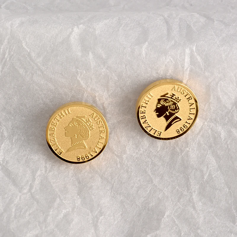 Женское Ожерелье из нержавеющей стали в стиле ретро|Серьги-подвески| |