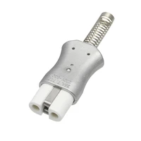 new 6mm iec c8 ceramic wiring industry socket plug high temperature c7 male female connector electric oven power outlet 35a 600v