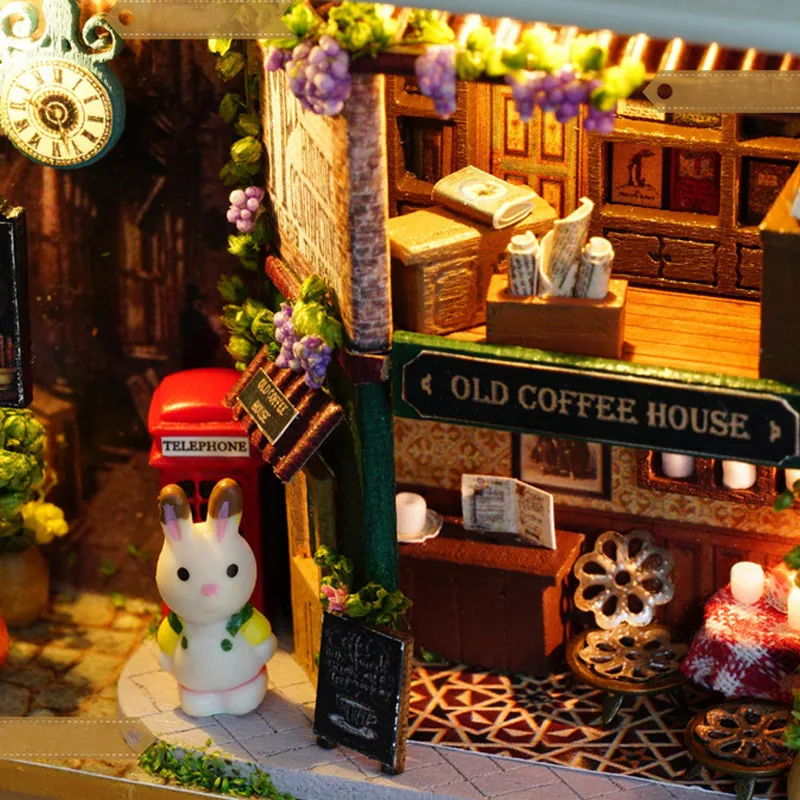 

2020 DIY Dollhouses Miniature 3D Doll House Kit Box Theatre Kids Toy Gift Home Office Decor