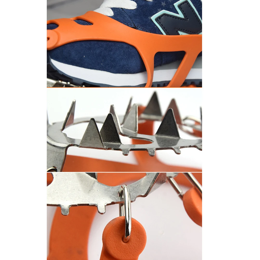 Бутсы шипы для обуви уличные стальные Нескользящие защитные Захваты Crampon