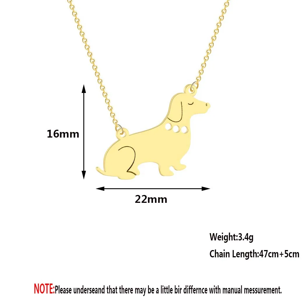 Весеннее ожерелье с подвеской в форме собаки таксы Стразы 2021 | Украшения и